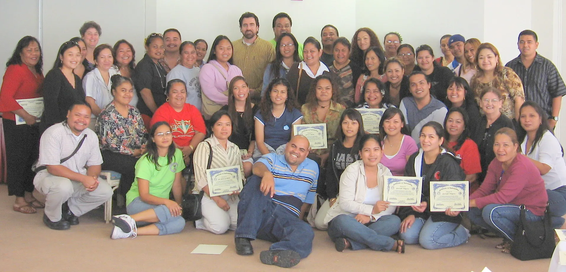 Patrick Mitchell trains early childhood educators on the island of Saipan